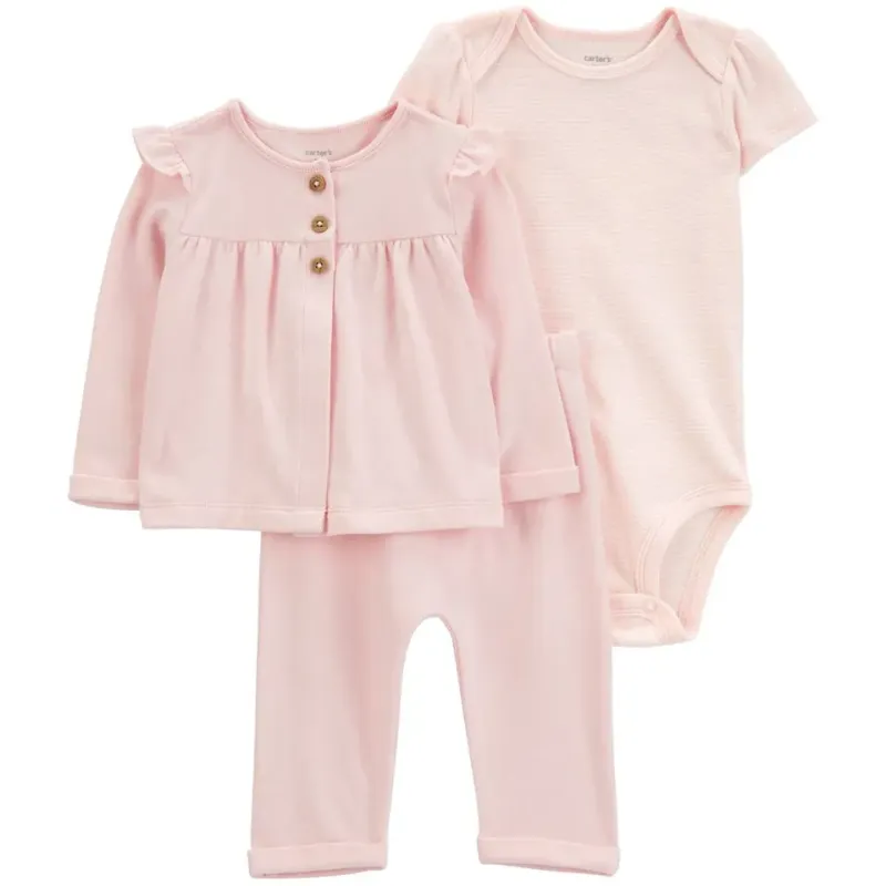 Original Carter&#39;s Girls 3-Pcs Cotton Set