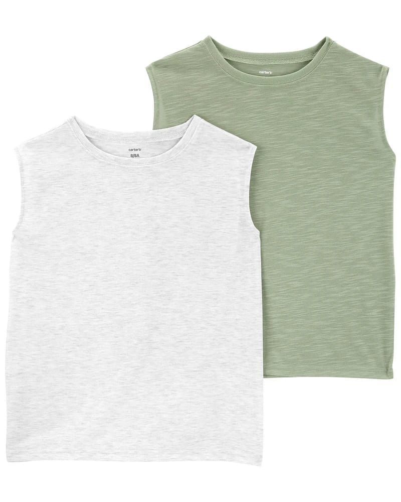 Original Carter&#39;s Boys 2-Pcs Loose Fit Tanks