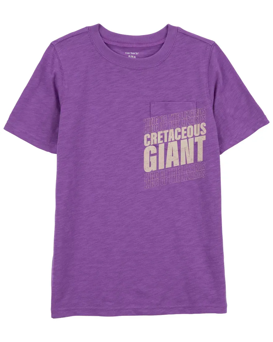 Original Carter&#39;s Cretaceous Giant&quot; Slogan Printed Tee