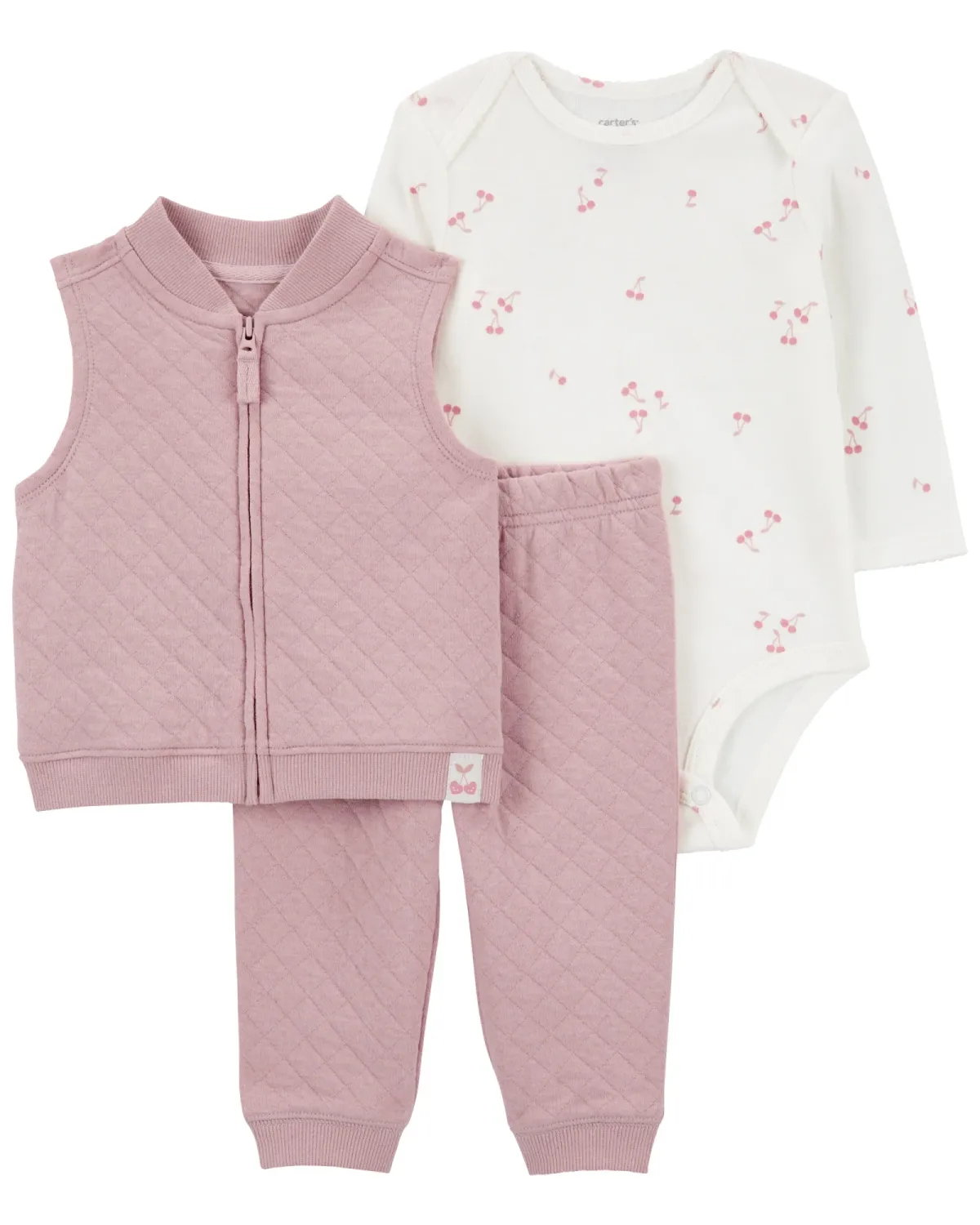 Original Carter&#39;s Girls 3-pcs Cotton Vest Set