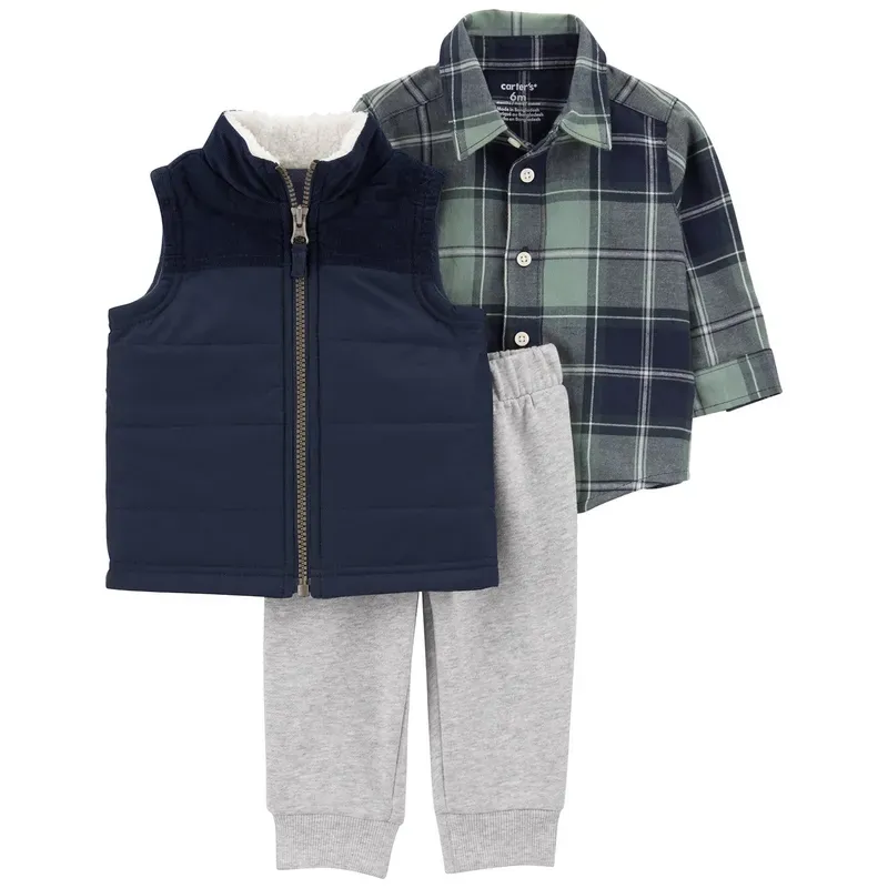 Original Carter&#39;s Boys 3-pcs Vest Set