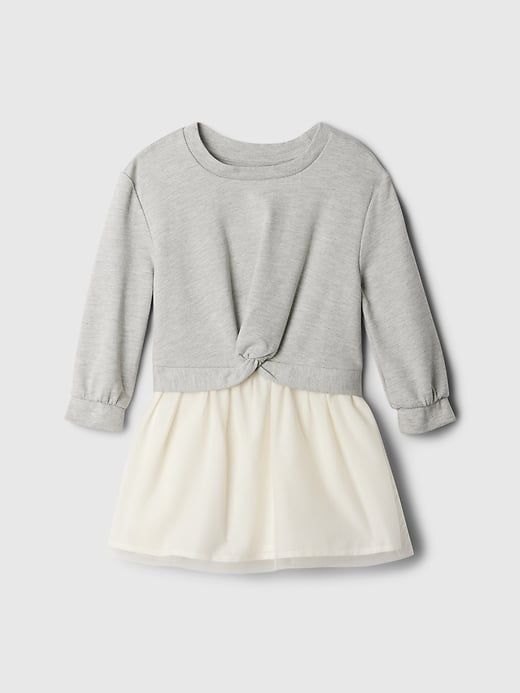 GAP Girls Twist-Front Sweatshirt Dress