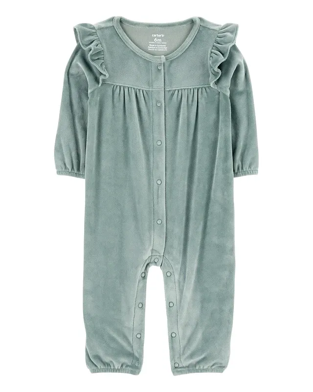 Original Carter&#39;s Girls Velvet Overall
