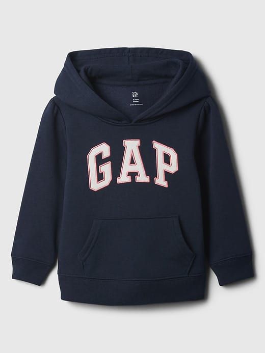 GAP Girls Fleece Logo-Printed Hoodie