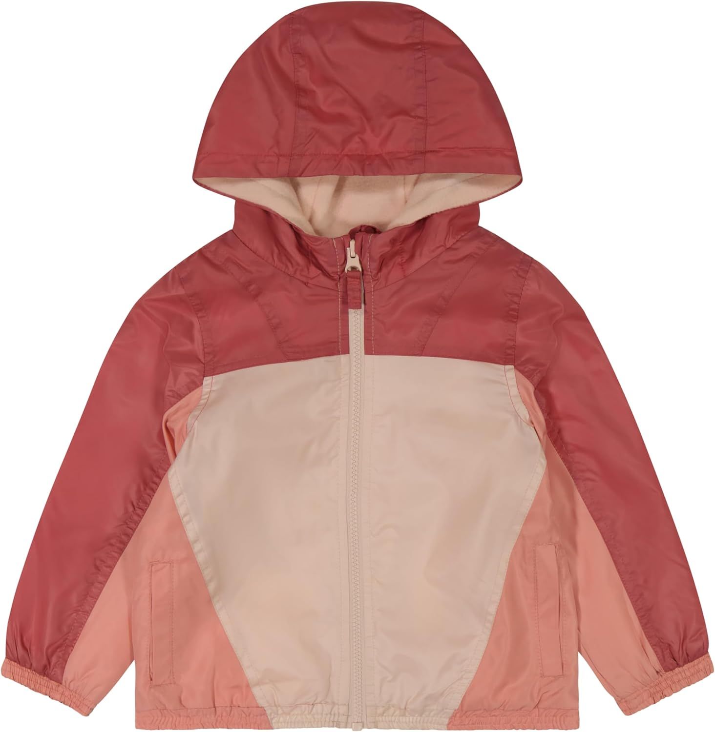 Oshkosh B&#39;gosh Girls Fleece Lightweight Hooded Trench Jacket