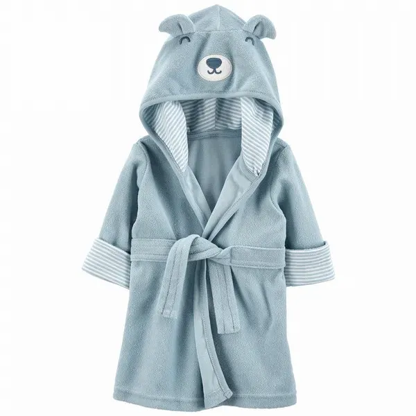 Original Carter&#39;s Bear Hooded Terry Robe - Baby Boy