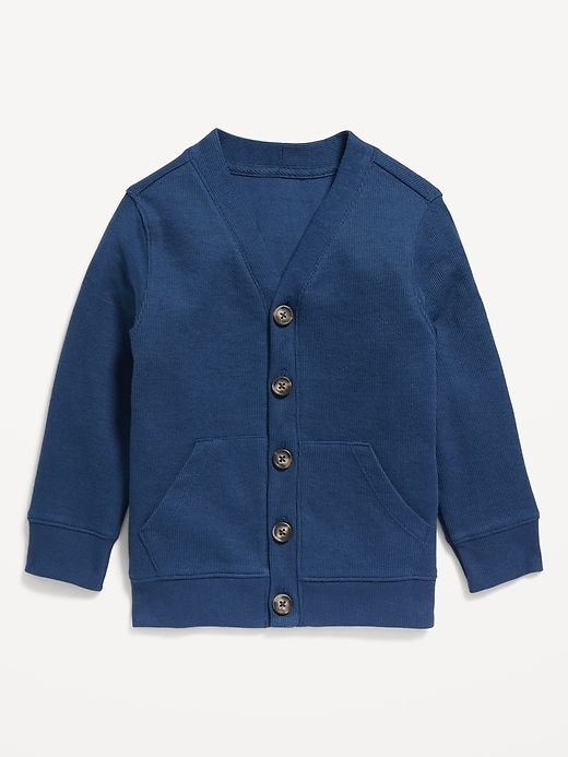 Old Navy Button-Front French Rib Cardigan Sweater