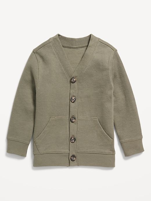 Old Navy Button-Front French Rib Cardigan Sweater