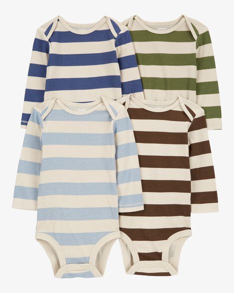 Original Carter&#39;s Baby 4-Pack Cotton Bodysuit Set