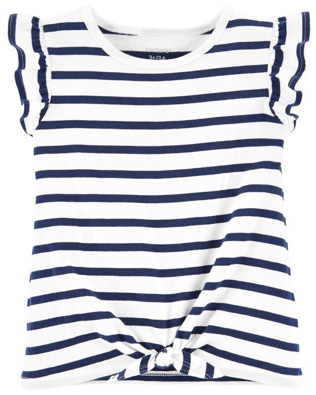 Original Carter's Striped Tie-Front Tee