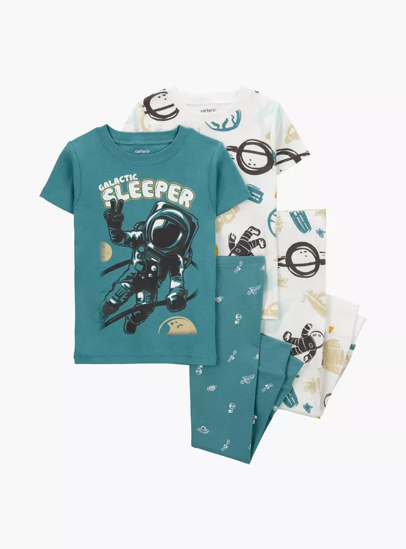 Original Carter's Boys 4-Pcs Pajama