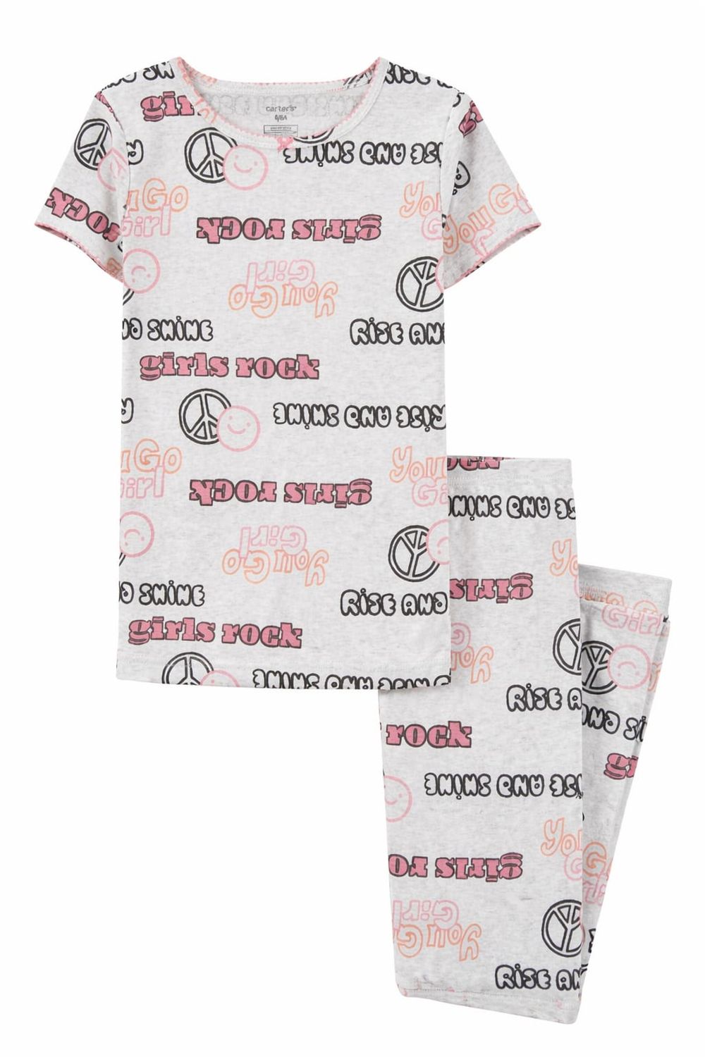 Original Carter's Girls Cotton 2-Pcs Pajama