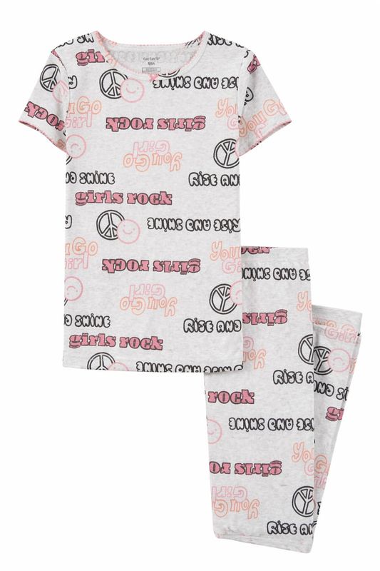 Original Carter's Girls Cotton 2-Pcs Pajama