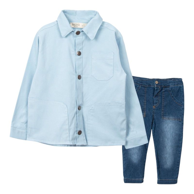 Necix's Boys Shirt &amp; Jeans Set