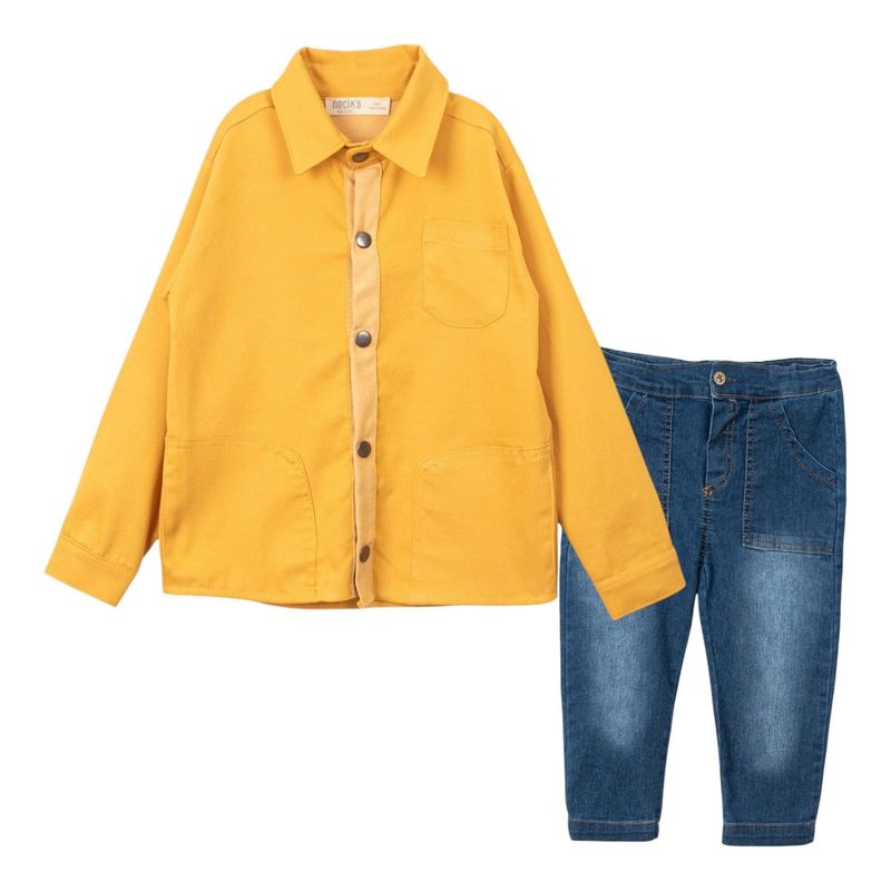 Necix's Boys Shirt &amp; Jeans Set