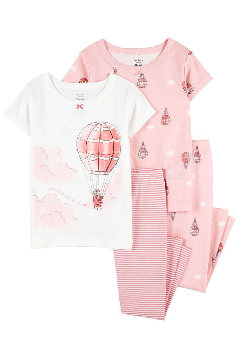 Original Carter's Girls 4-Piece Pajama