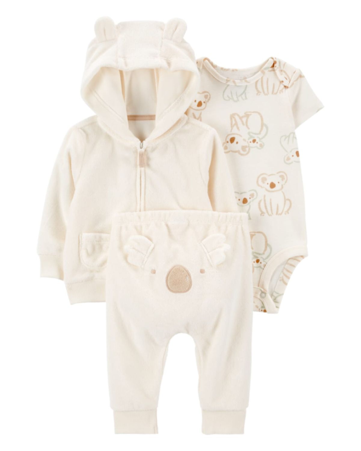 Original Carter's 3-Piece Koala Little Jacket Set