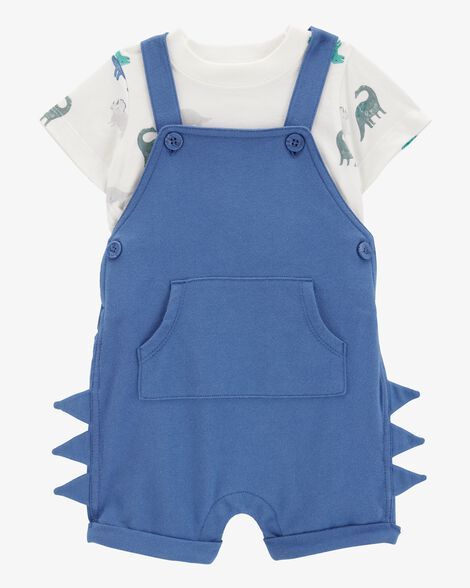 Original Carter's Boys 2-Piece Dinosaur Tee &amp; Shortall Set