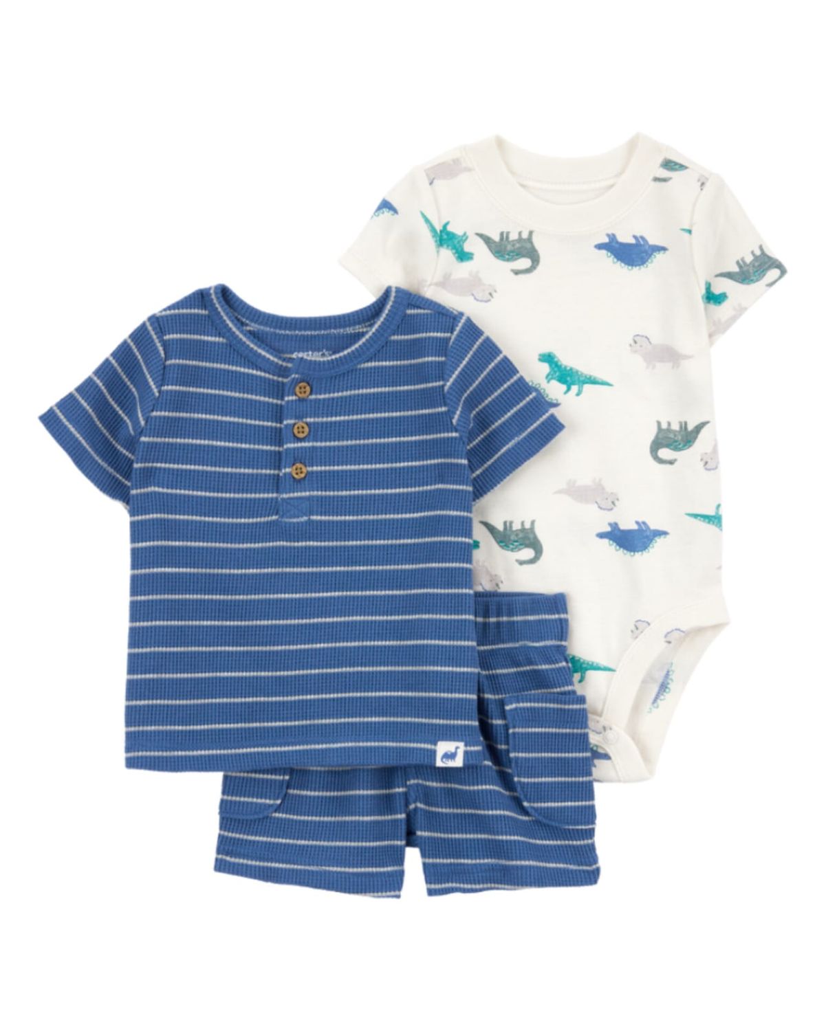Original Carter's Boys 3-Pcs Dinosaur Set
