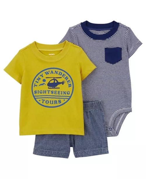 Original Carter's Boys 3-Pcs Set