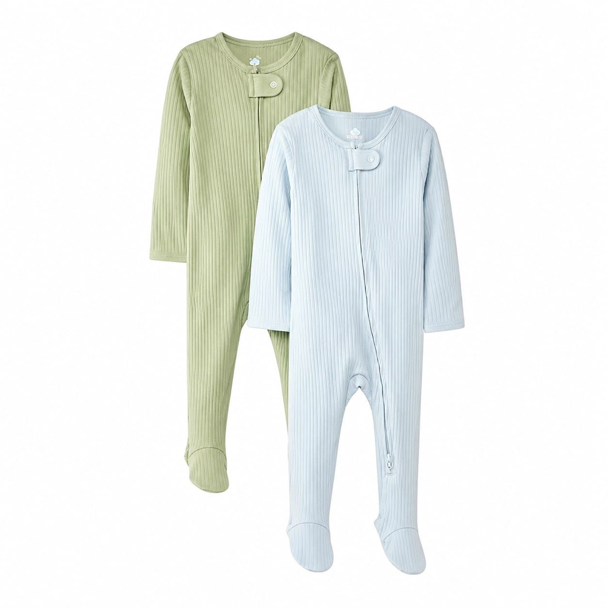 Cloud Island Boys 2-Pack Cotton Overall Set