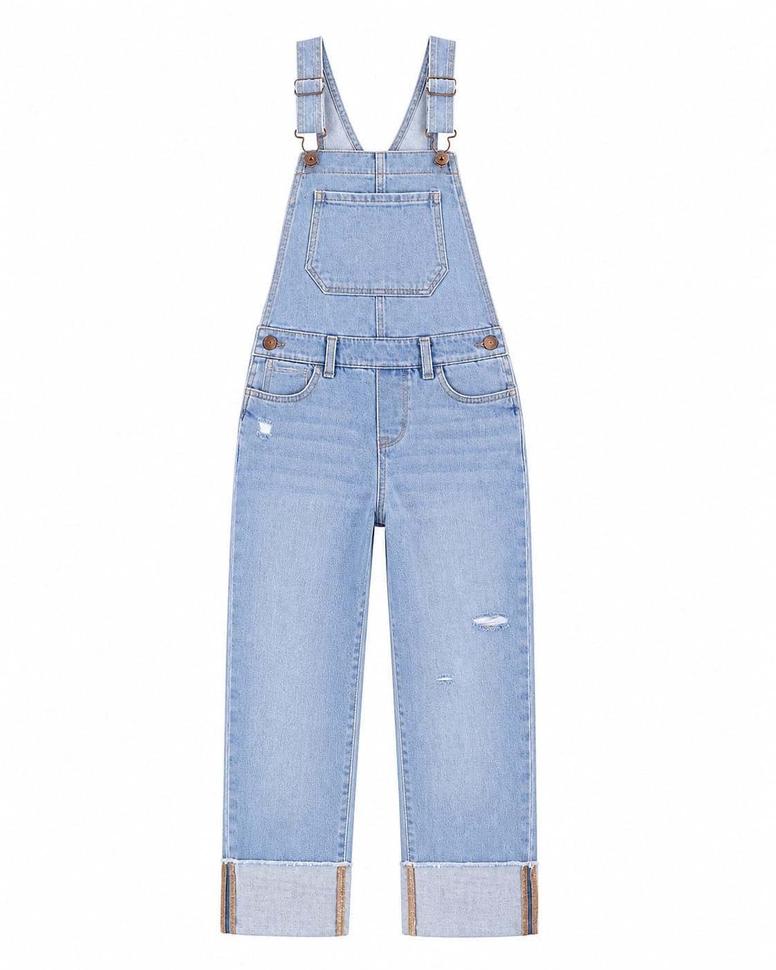 Oshkosh B'gosh Girls Stretch Denim Jumpsuit