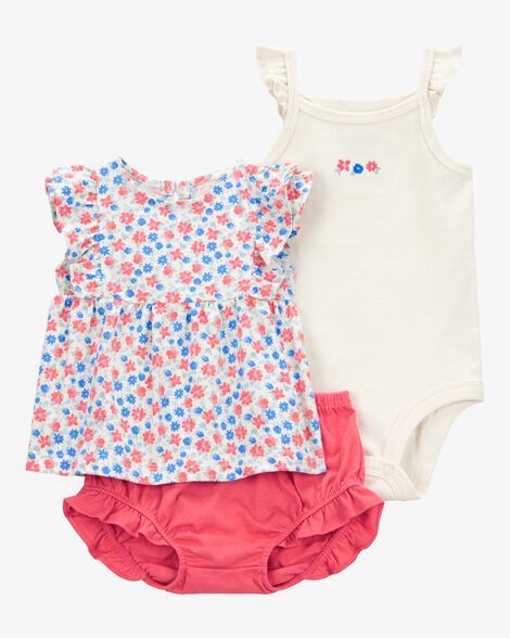 Original Carter's Girls 3-Piece Floral Set