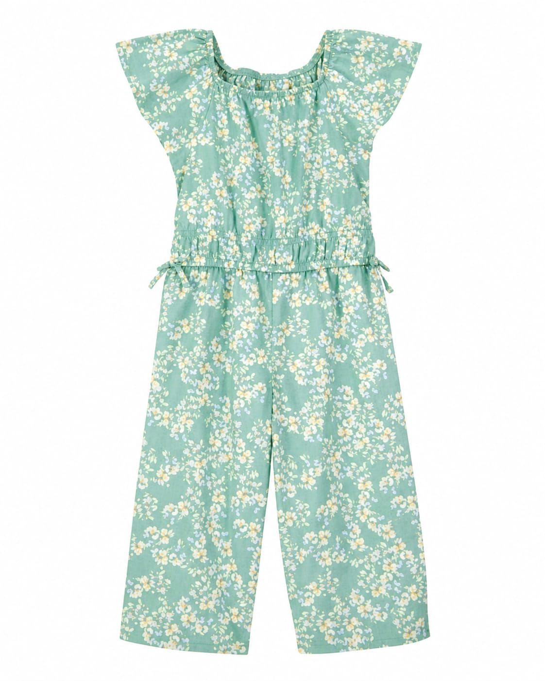 Oshkosh B'gosh Toddler Girl Floral Short-Sleeve Jumpsuit