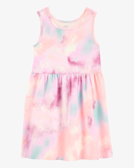 Original Carter's Girls Tie-Dye Tank Dress