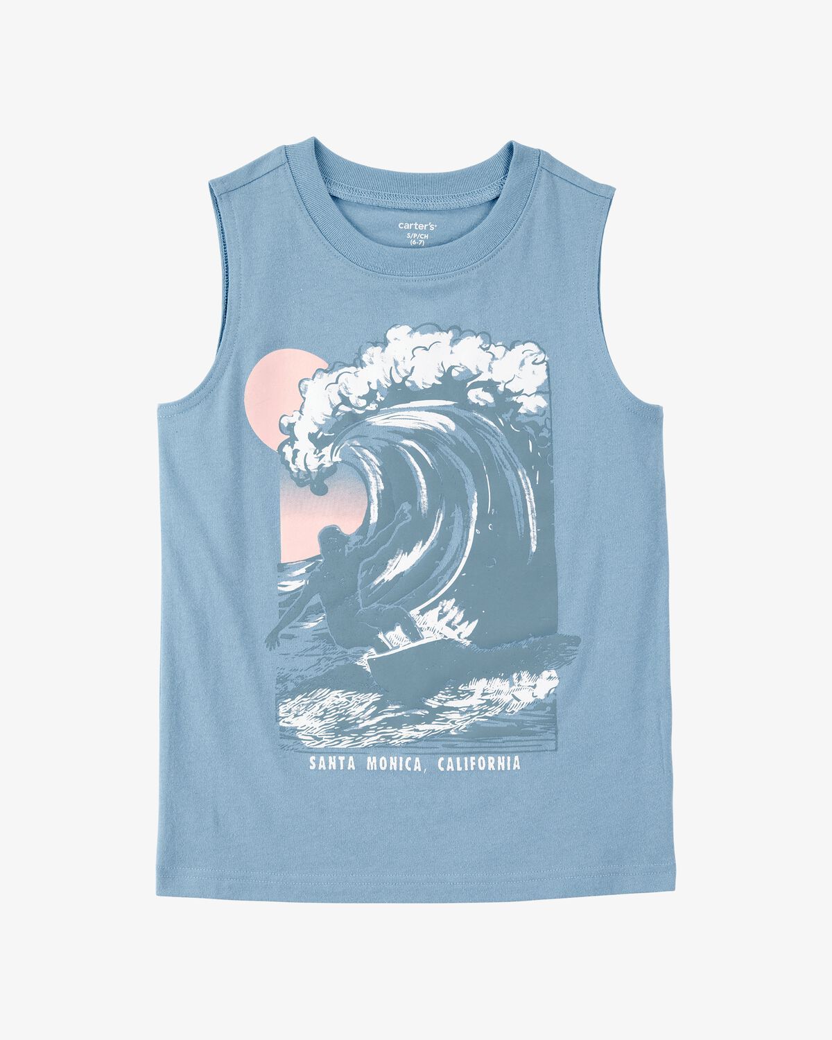 Original Carter's Boys Wave Graphic Surf Tank