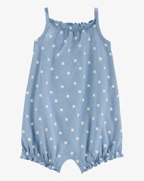 Original Carter's Baby Girl Shell Cotton Romper