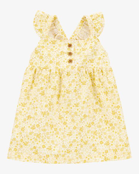 Original Carter's Girls Floral Flutter Dress