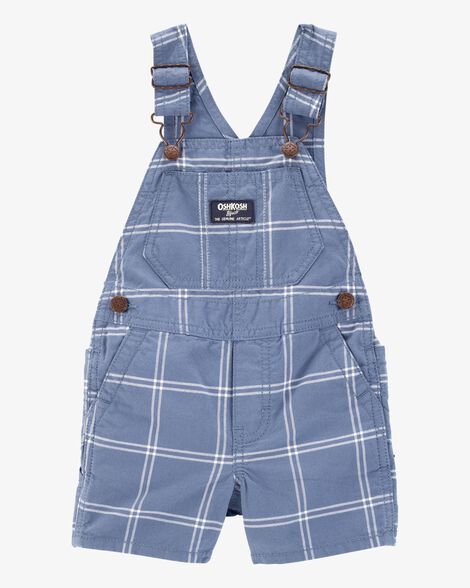 Oshkosh B'gosh Baby Boy Plaid Shortalls