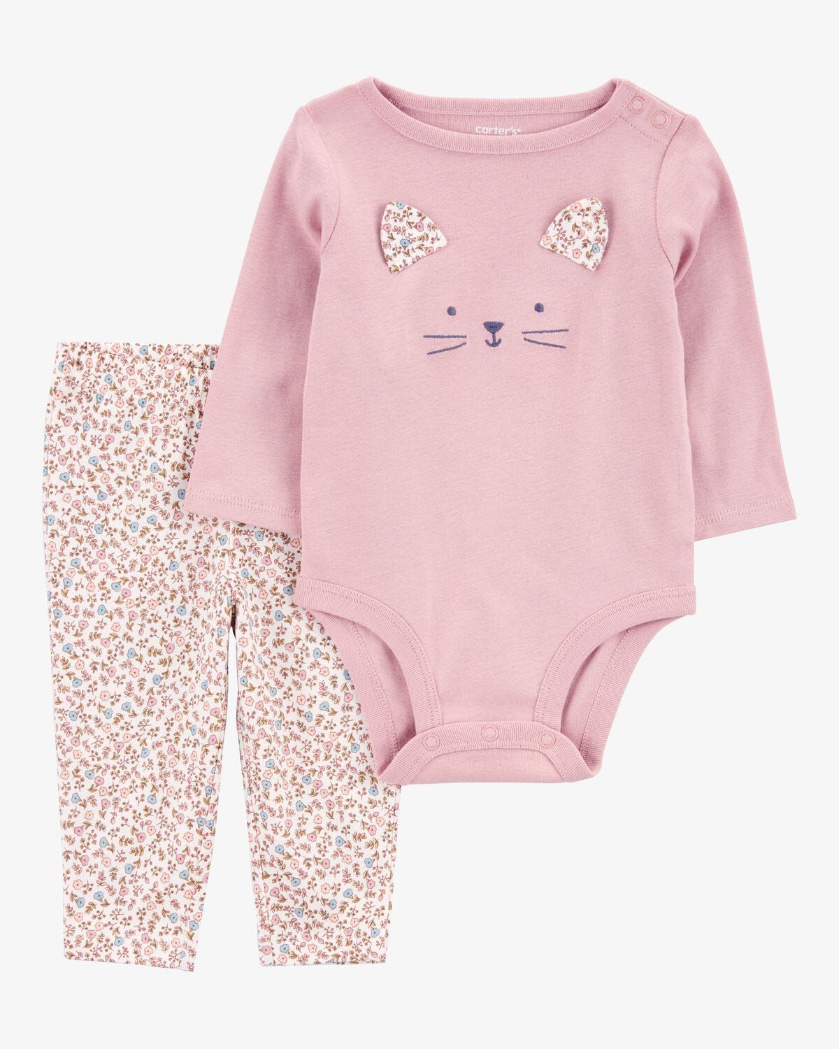 Original Carter's Girls 2-Pcs Cotton Set