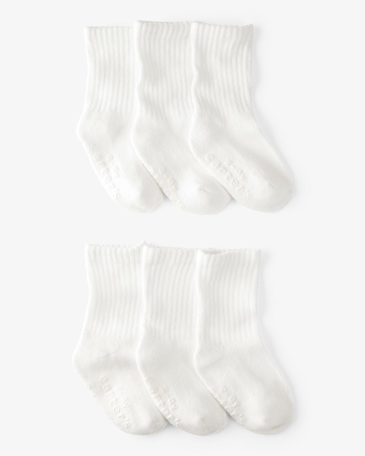 Original Carter's Unisex 6-Pack Crew Socks