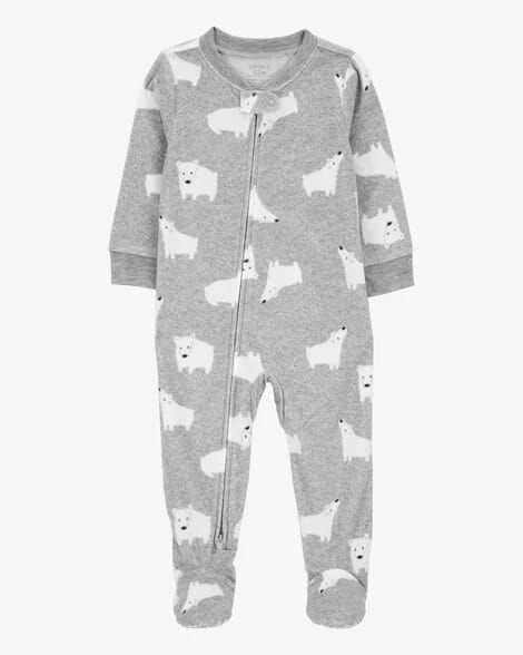 Original Carter's Boys Fleece Polar Bear Overall