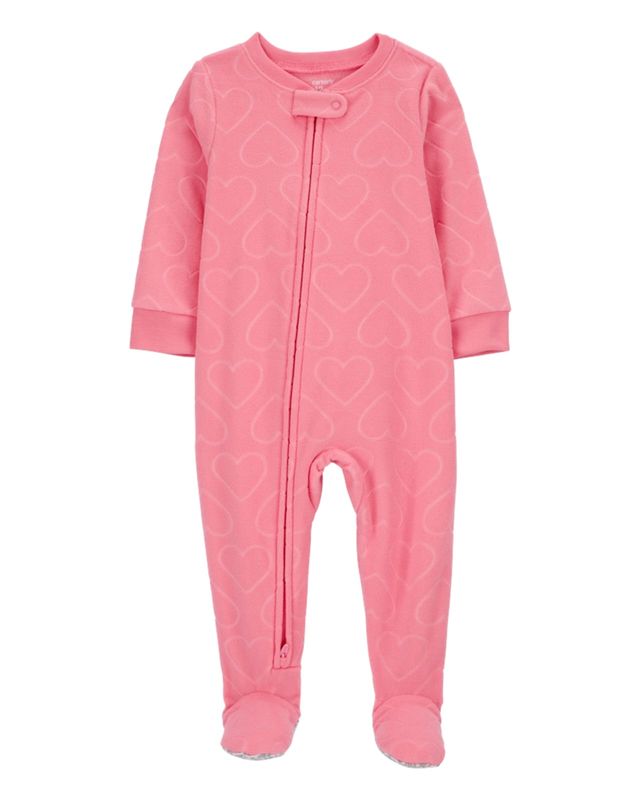 Original Carter's Heart Fleece Overall