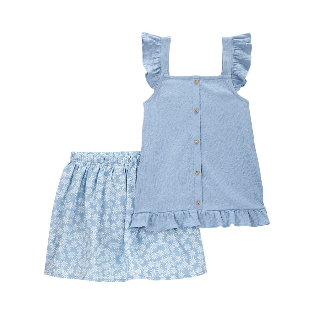 Original Carter's Girls 2-Piece Print Skort Set