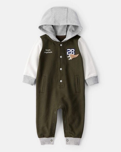 Original Carter's Baby Varsity Hooded Jumpsuit