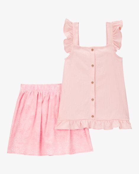 Original Carter's Girls 2-Piece Print Skort Set