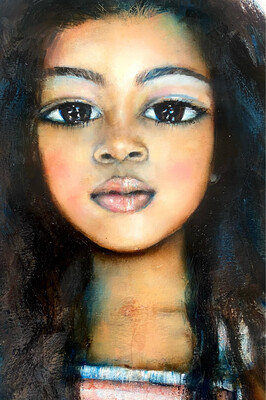 Girl with Almond Eyes Limited Edition Print