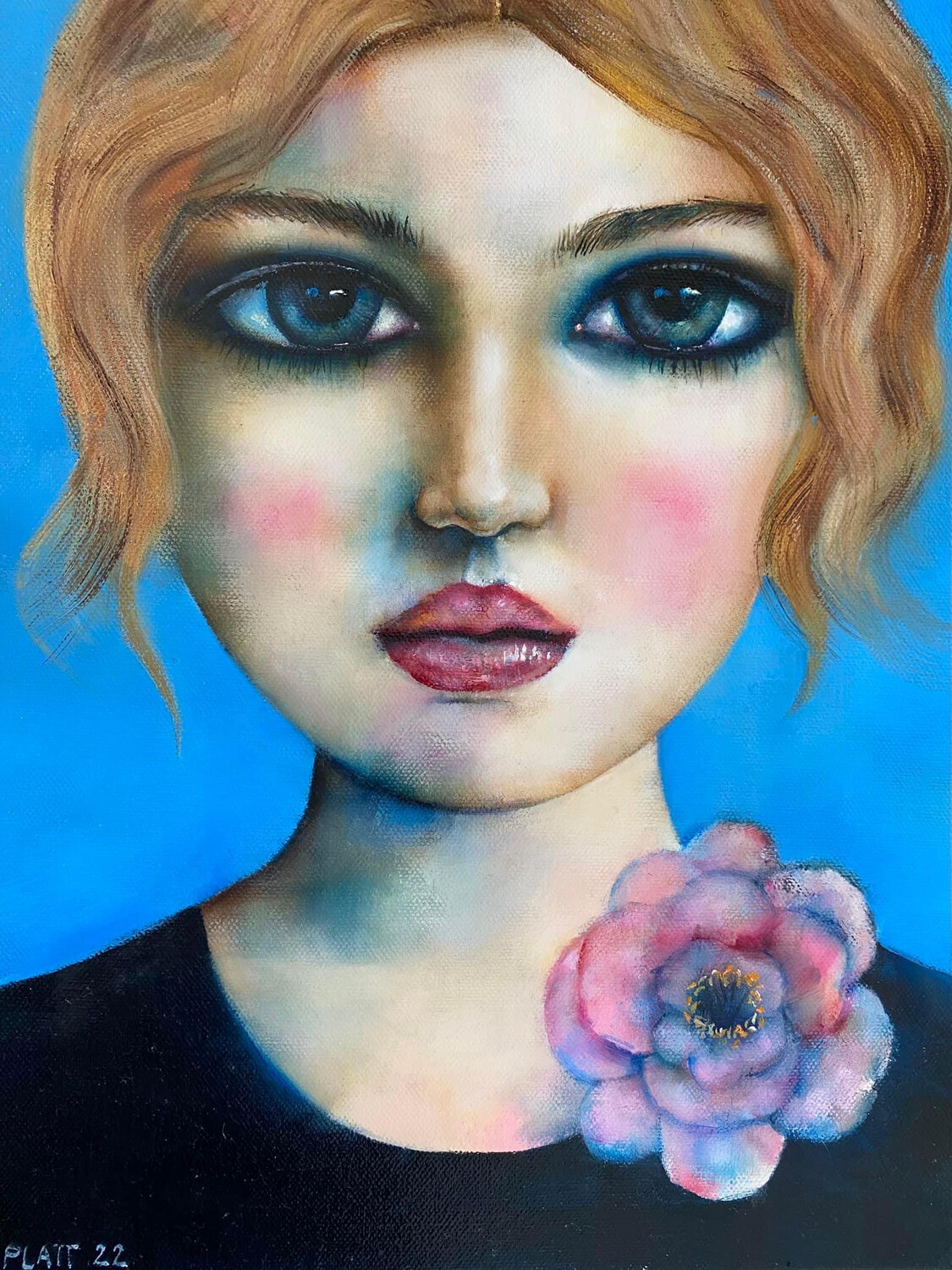 Girl With A Peony