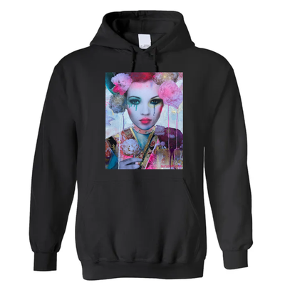 Punk Geisha printed hoodie