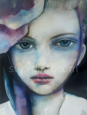 Girl in a Bonnet signed print