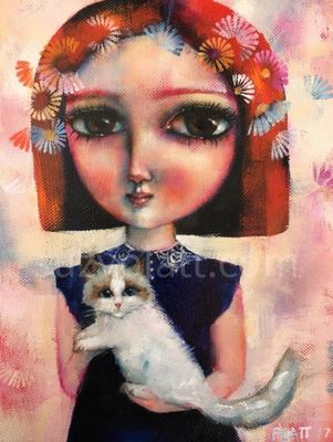 Little Birman Signed Open Edition Print.                