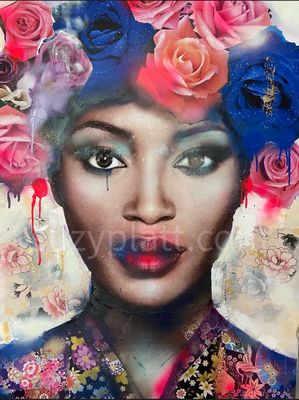 Naomi In Roses Limited Edition Print