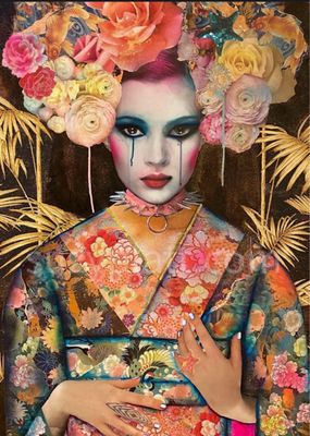 Neon Geisha Large Limited Edition Print
