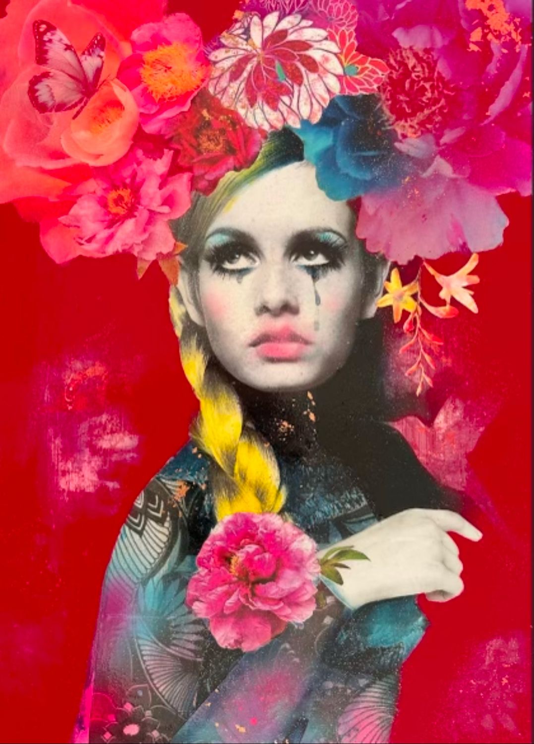 Red Velvet Willow limited edition print