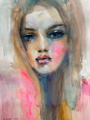 Pink Fur Blonde Limited Edition Print