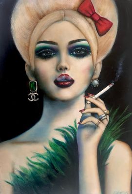 Chanel Beauty original painting